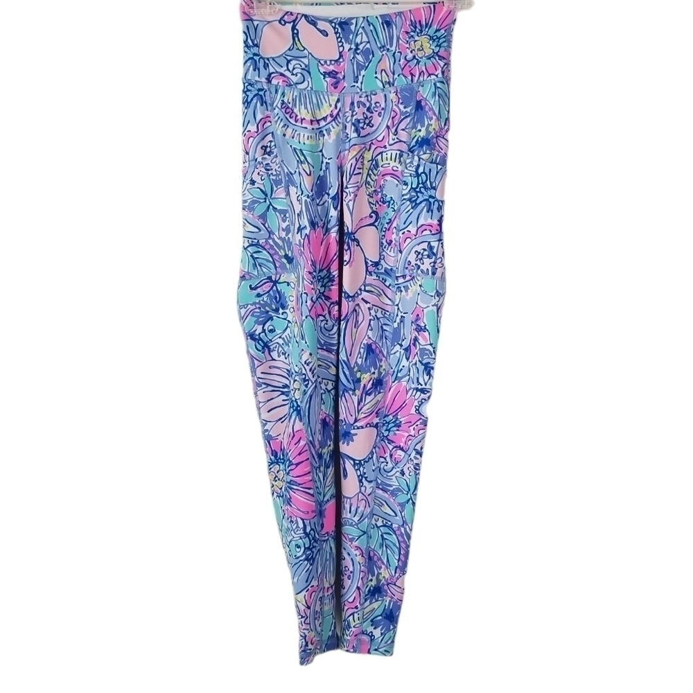 Lilly Pulitzer Luxletic Weekender High Rise Leggings Pop Up Got Your Back Floral